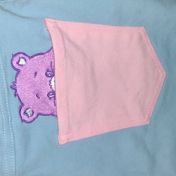 DOLLS kill care bears peekaboo block colored shorts size extra small - Picture 5 of 12